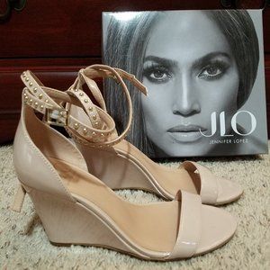 JLo wedge sandals